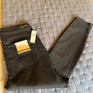 NWT Pilcro by Anthropologie  Black High-Rise Skinny Jeans